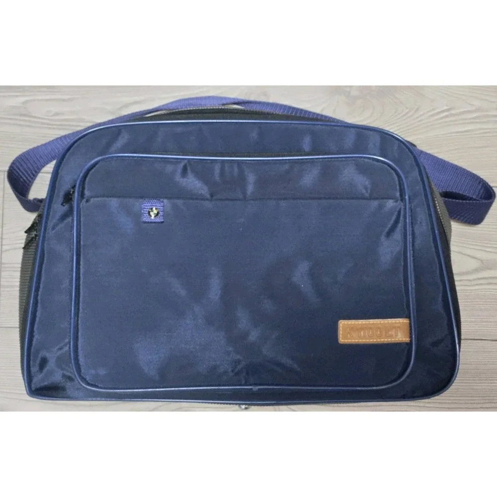 BMW K1100LT Duffle Bag‎ Luggage Nylon Navy Blue / Gray RARE Motorcycle Gym Parts